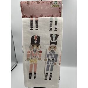 VIRAL LaCuisine Nutcracker Kitchen Towels - Set of 4 ~ NEW WITH TAGS ~